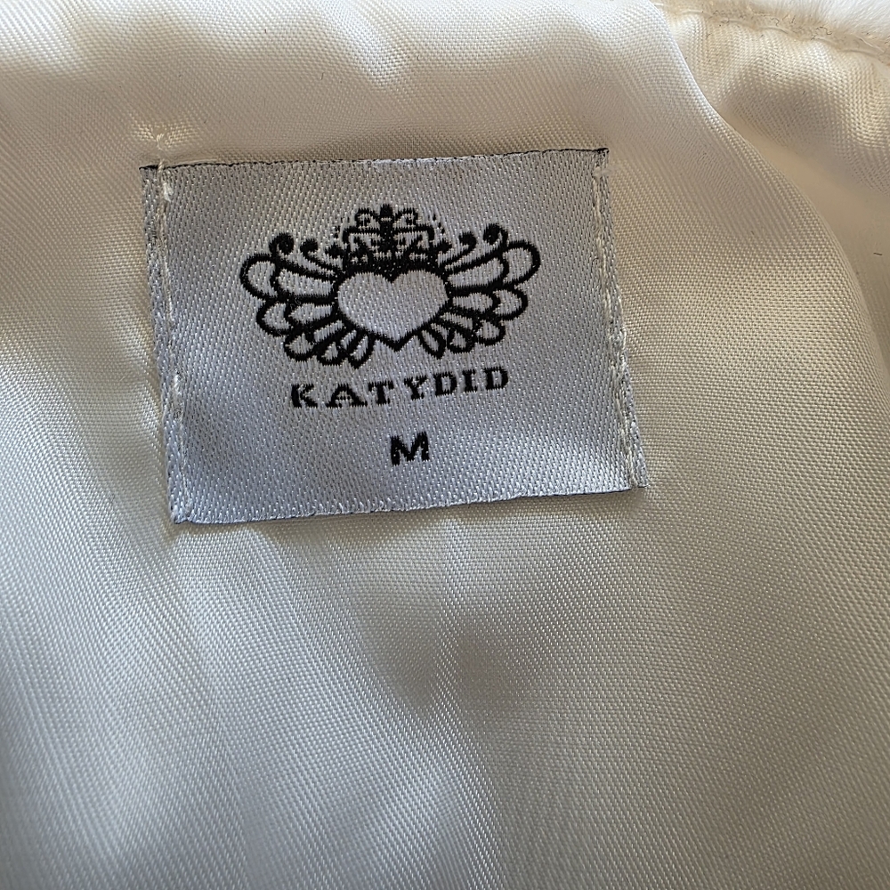 KATYDID | Cream Faux Rabbit Fur Jacket with Pockets Sz M NWT - Picture 3 of 10